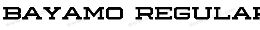 Bayamo Regular字体转换 Bayamo Regular字体转换